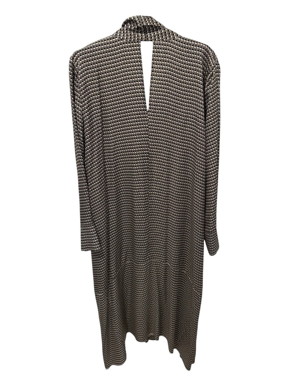 COS EUC Long Sleeve Dress in Black and White Pattern Size 12 - Picture 3 of 7